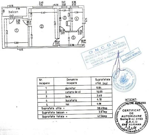 Apartament cu 2 camere semidecomandat, mobilat în Nord