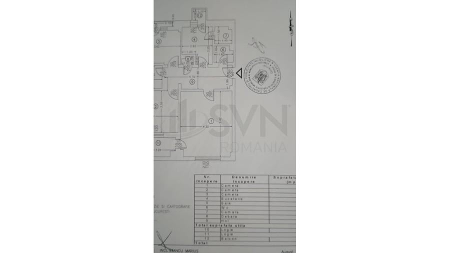 Apartament cu 3 camere decomandat în Nerva Traian