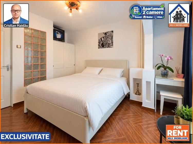 Apartament / Birou | 2 camere | Renovat | Mobilat | Utilat | Tineretul - 4