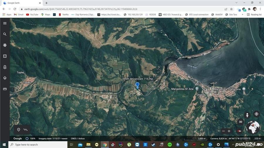 Teren de 715 mp, în Central