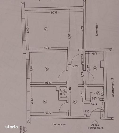Apartament cu 2 camere decomandat în Inel II