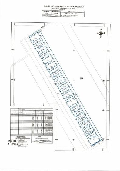 Teren Construcții intravilan de 500 mp, în Frumușani