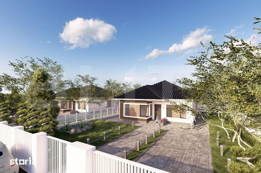 Casă cu 3 camere cu Teren 300 Mp în Miroslava