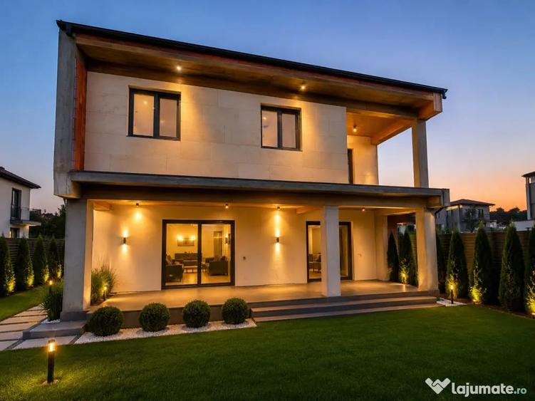 Casă cu 5 camere cu Teren 391 Mp în Chiajna