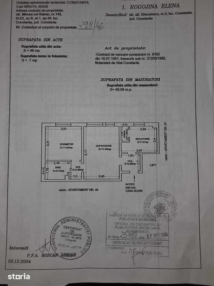 Apartament 2 camere zona Spitalul Mare judetean - Tomis 2 - Strada Mir - 1