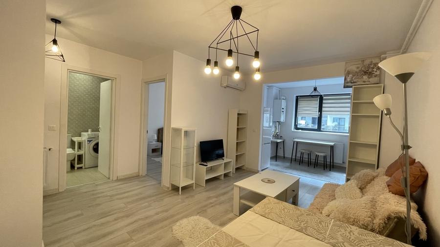 Apartament cu 2 camere decomandat, mobilat în Theodor Pallady