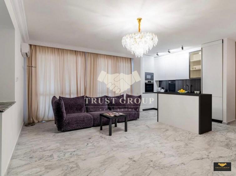 Apartament cu 3 camere semidecomandat, mobilat în Herăstrău