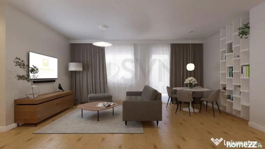 Apartament cu 4 camere decomandat în Tunari