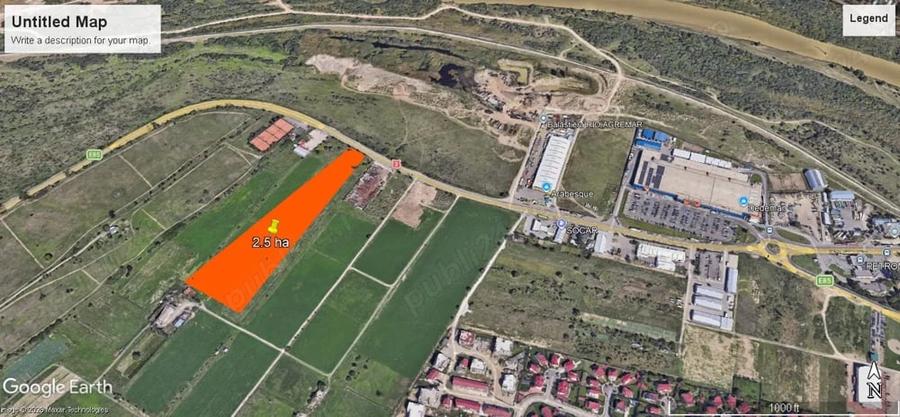 Teren de 25100 mp, în Central