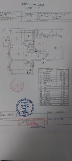 Apartament cu 4 camere decomandat în Chișinau