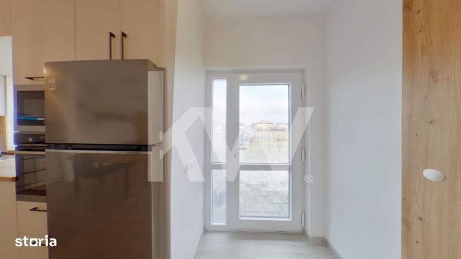 Apartament cu 2 camere decomandat, mobilat în Sânpetru