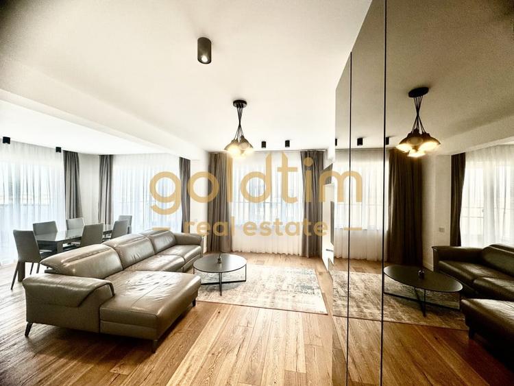 Apartament cu 3 camere semidecomandat, mobilat în Pipera