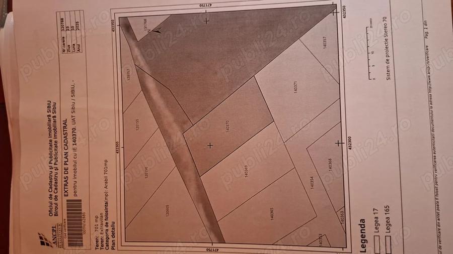 Teren de 1800 mp, în Exterior Vest