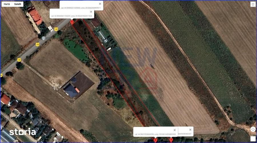 Teren de 4900 mp, în Crevedia