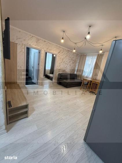Apartament cu 2 camere semidecomandat în Chinteni