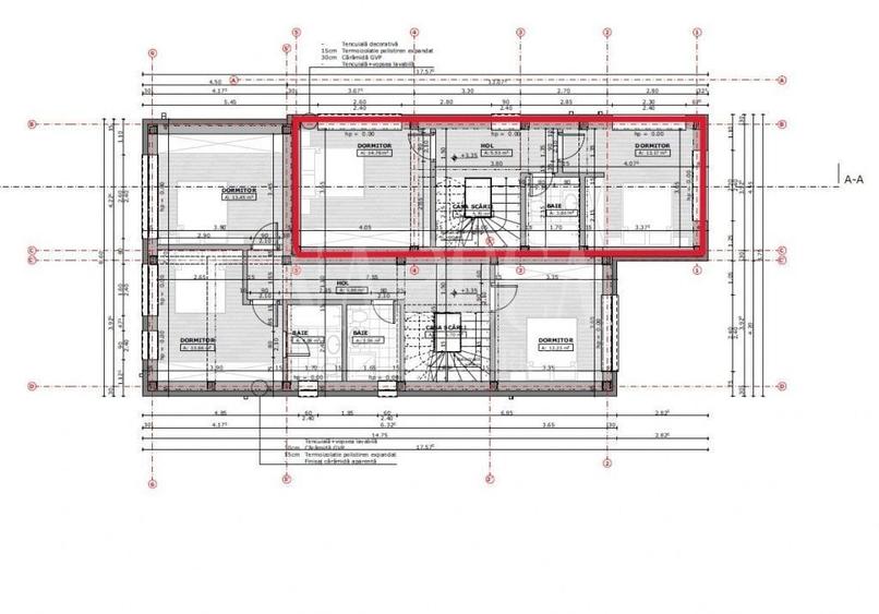 Duplex cu 4 camere cu Canalizare în Andrei Mureșanu
