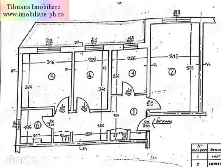 Apartament cu 3 camere decomandat în 9 Mai