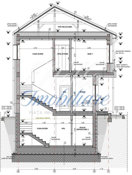 Duplex cu 6 camere cu Canalizare în Câmpului