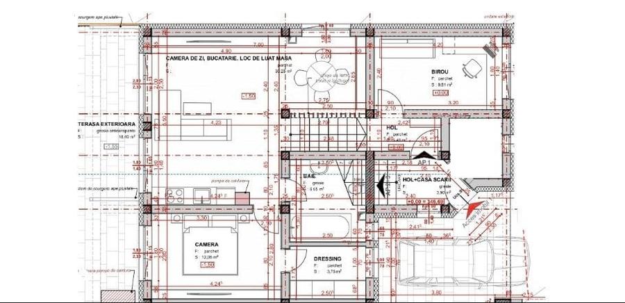 Apartament cu 3 camere în Apahida
