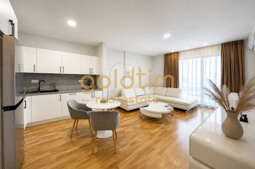 Apartament cu 2 camere decomandat, mobilat în Băneasa