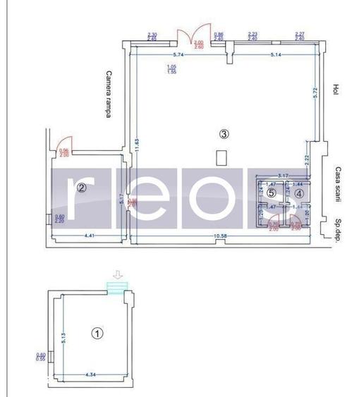Spațiu comercial, de 175 mp, în Floreasca