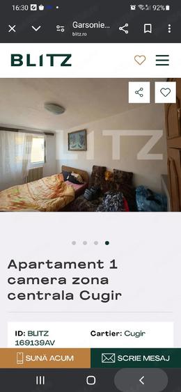 Apartament cu 2 camere semidecomandat în Cugir