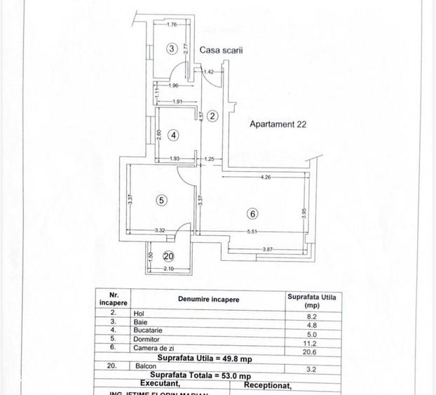 Apartament cu 2 camere, vedere la mare, la cativa pasi de plaja Ma - 10