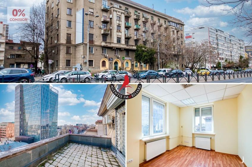 Apartament cu 5 camere decomandat în P-ța Victoriei