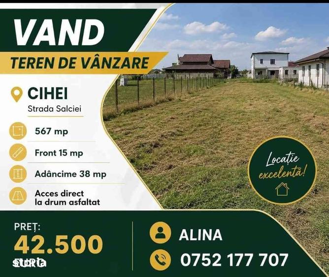 Teren de 567 mp, în Sânmartin