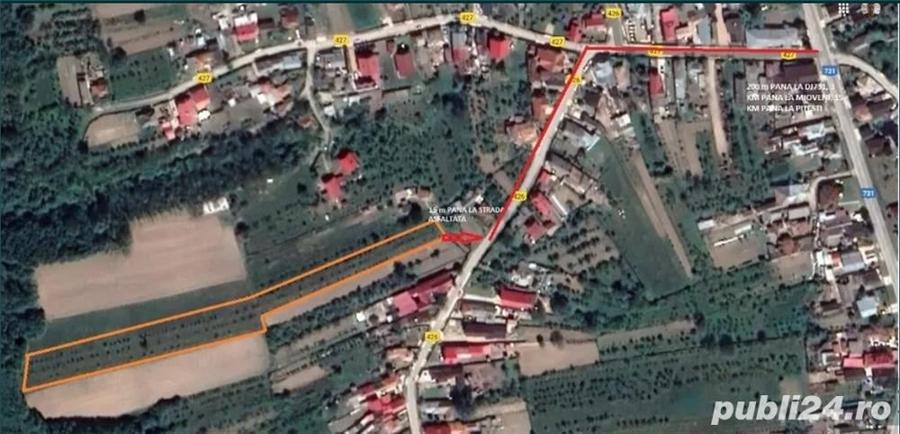 Teren de 4600 mp, în Negreni