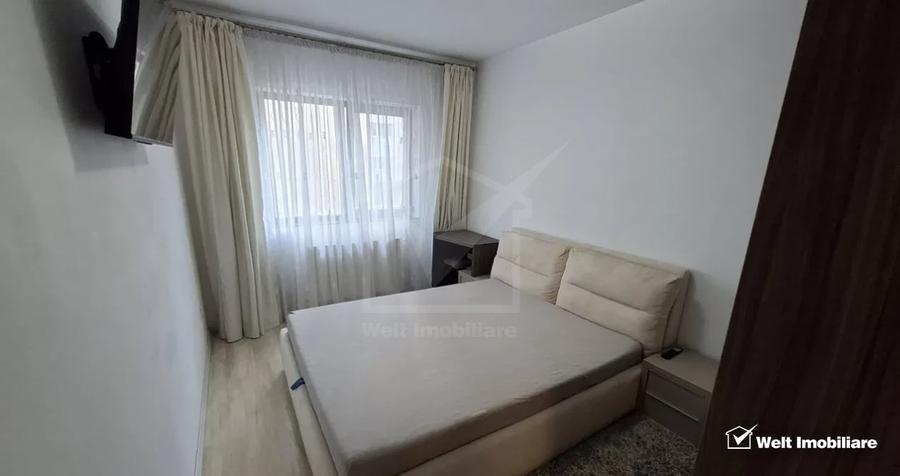 Apartament cu 3 camere semidecomandat, mobilat în Mărăști