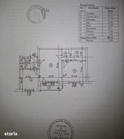 APARTAMENT 2 CAMERE | CALEA MO?ILOR | BLOC REABILITAT TERMIC | - 3