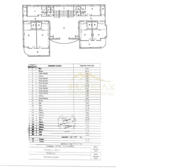 Spațiu comercial, de 1,463 mp, în Central