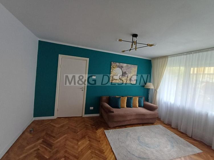 Apartament cu 2 camere semidecomandat, mobilat în Take Ionescu