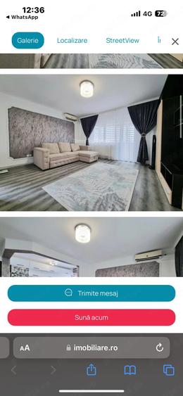 Apartament cu 2 camere decomandat în Cumpăna