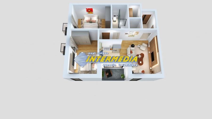 Apartament cu 3 camere decomandat în Cetate