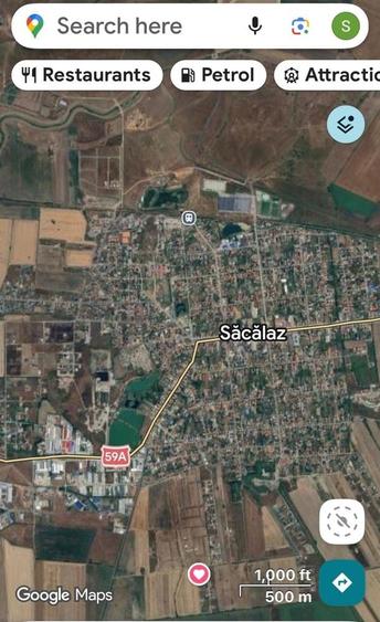 Teren de 600 mp, în Săcălaz