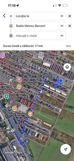 Garsonieră decomandată în Central