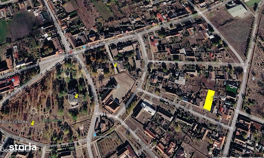 Casă cu 2 camere cu Teren 942 Mp în Periam