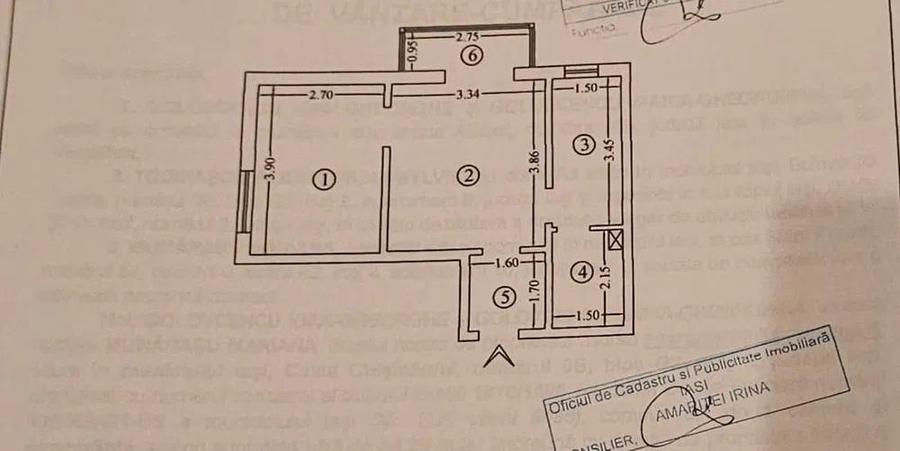 Apartament cu 2 camere nedecomandat, mobilat în Podu Roș