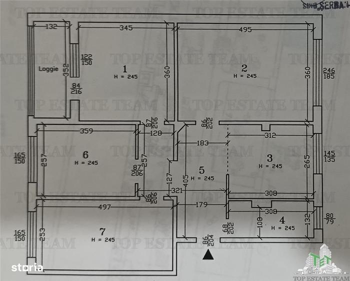 Apartament cu 4 camere decomandat în Ozana