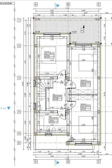 Casă cu 5 camere cu Teren 280 Mp în Chișoda