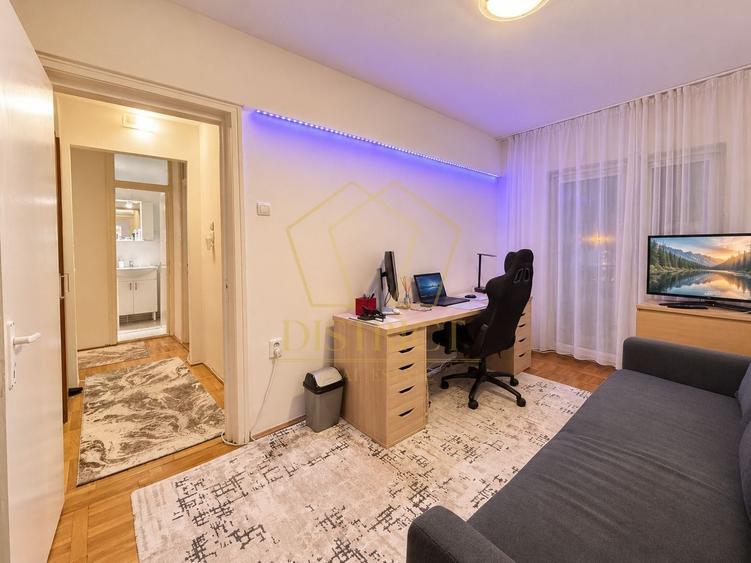 Apartament cu 3 camere decomandat, mobilat în Girocului