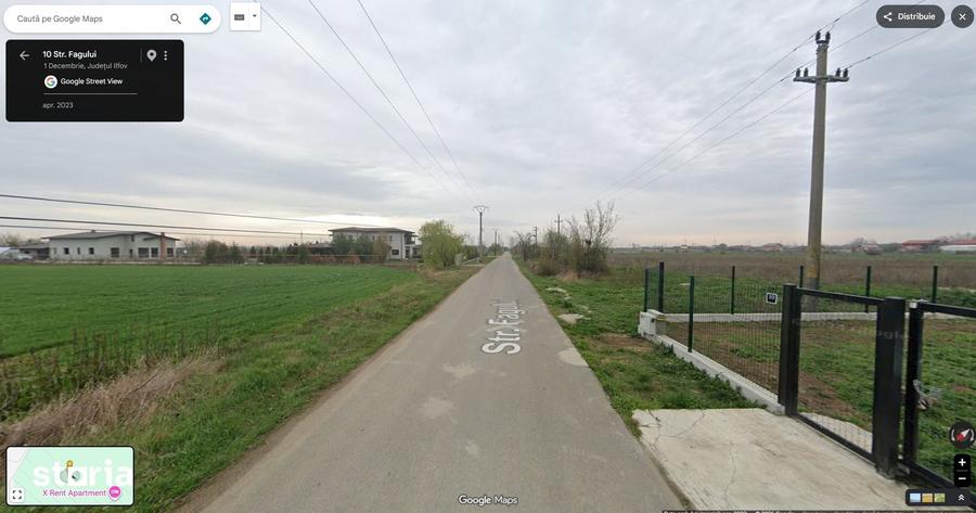 Teren de 520 mp, în 1 Decembrie