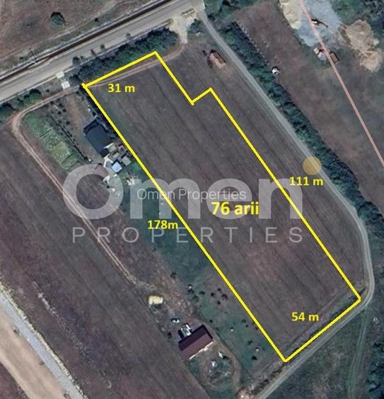 Teren intravilan 7.631 mp – Săcălășeni, lângă Baia Mare , utilități la drum