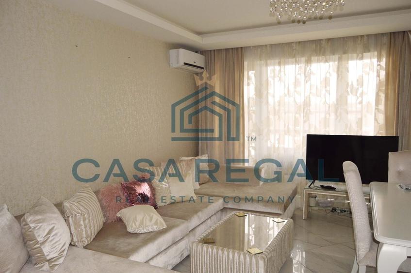 Apartament cu 3 camere semidecomandat, mobilat în Central