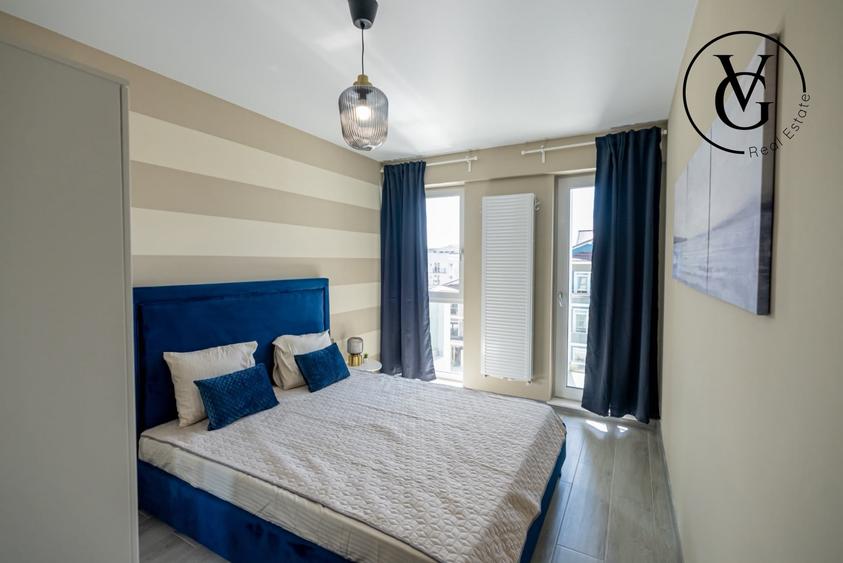 Apartament cu 2 camere semidecomandat, mobilat în Mamaia-Sat