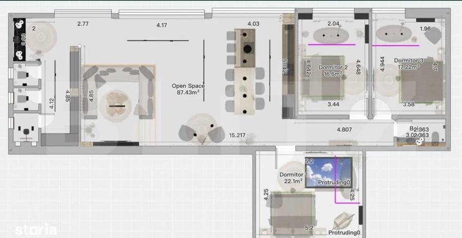 Casă individuală cu 4 camere cu Teren 16418 Mp în Sud-Vest