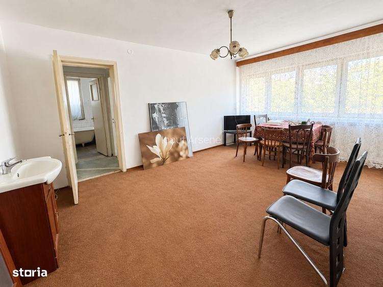 Apartament 2 camere, Parter inalt, centrala, 46mp utili, Semicentral!