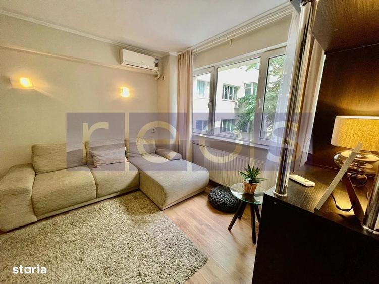 Apartament cu 2 camere, mobilat în Cișmigiu